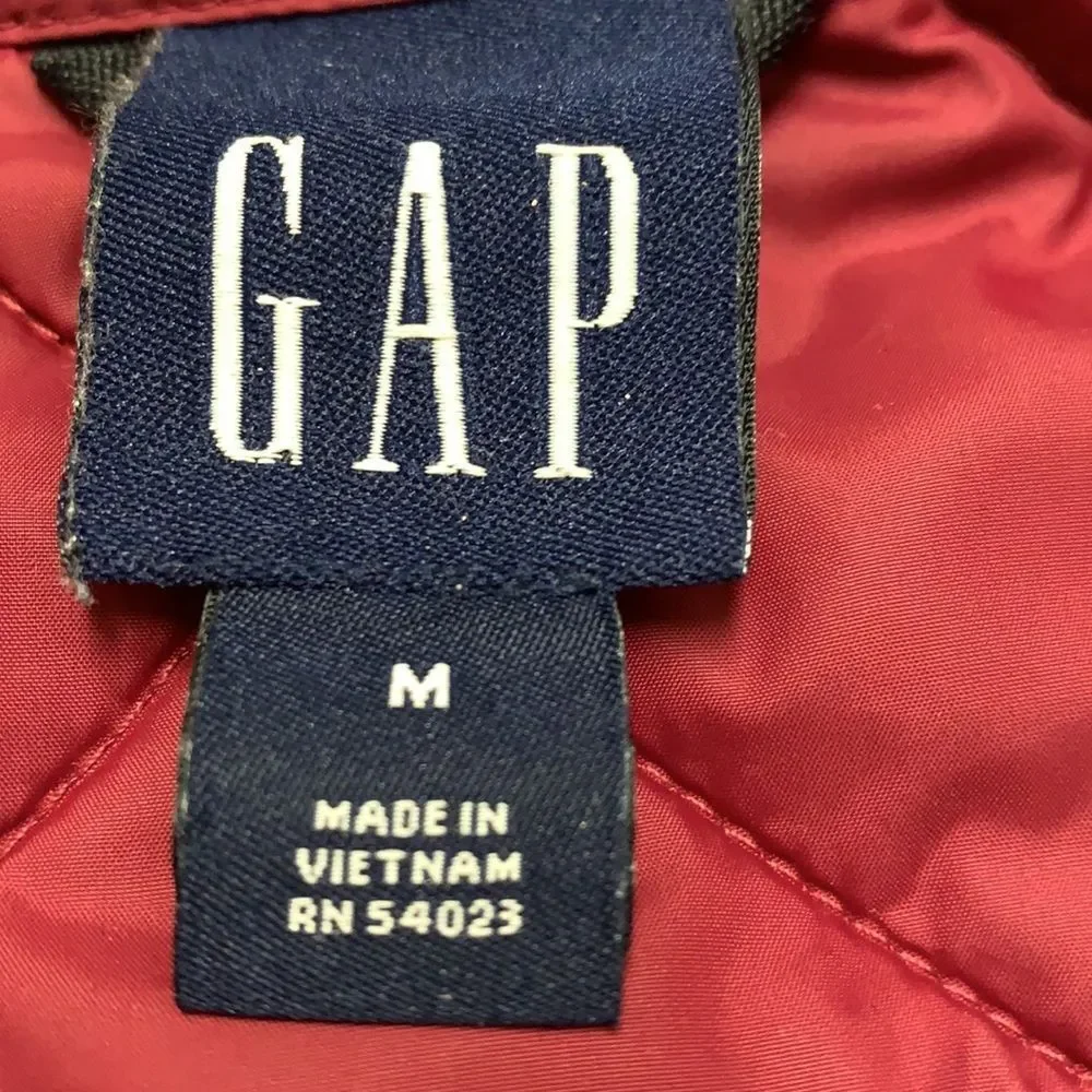 Womens‎ GAP Quilted Button Up Jacket